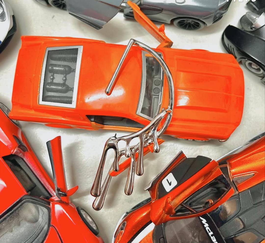 گلگوش میخی تک مدل الفی | نقره ای | ترسناک